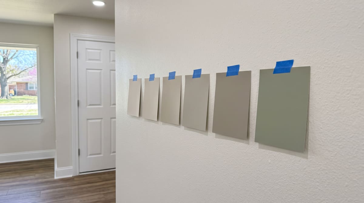 Choosing paint colours